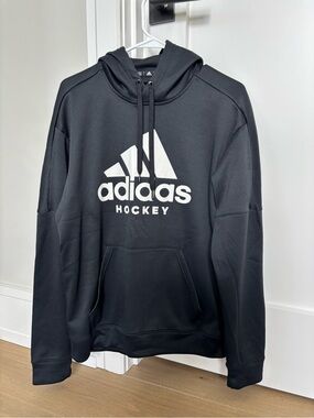 adidas Black Climawarm Hoodie Size M